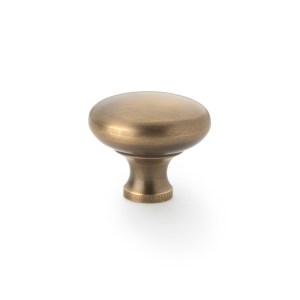 ALEXANDER & WILKSĀ® wade round cabinet knob 38mm antique brass