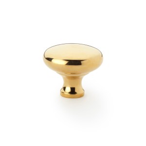 ALEXANDER & WILKSĀ® wade round cabinet knob 38mm polished brass
