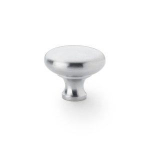 ALEXANDER & WILKSĀ® wade round cabinet knob 38mm satin chrome