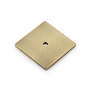 ALEXANDER & WILKSĀ® bullion square backplate antique brass