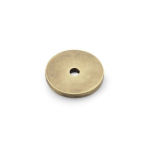 ALEXANDER & WILKSĀ® 25mm circular backplate to suit cabinet hardware antique brass