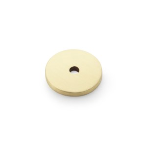 ALEXANDER & WILKSĀ® 25mm circular backplate to suit cabinet hardware satin brass
