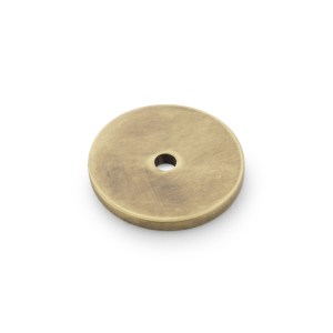 ALEXANDER & WILKSĀ® 30mm circular backplate to suit cabinet hardware antique brass