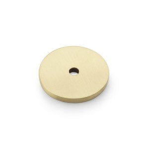 ALEXANDER & WILKSĀ® 30mm circular backplate to suit cabinet hardware satin brass