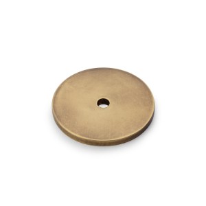 ALEXANDER & WILKSĀ® 35mm circular backplate to suit cabinet hardware antique brass