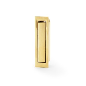 ALEXANDER & WILKSĀ® sliding door edge pull square pvd satin brass