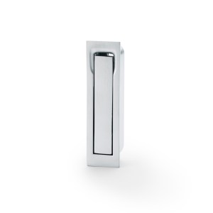 ALEXANDER & WILKSĀ® sliding door edge pull square satin chrome