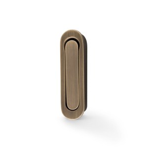 ALEXANDER & WILKSĀ® sliding door edge pull radius antique brass