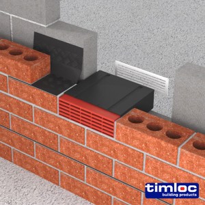 Timloc Airbrick Plastic Brown - 215 x 69 x 60mm
