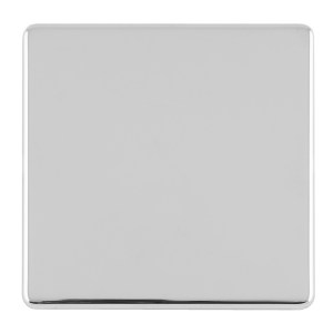 EUROLITE® Concealed 3mm Single Blank - Polished Chrome (White)