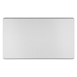 EUROLITE® Concealed 3mm Double Blank - Stainless Steel (Brass)