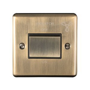 EUROLITE® Enhance Decorative Fan Switch - Antique (Black)