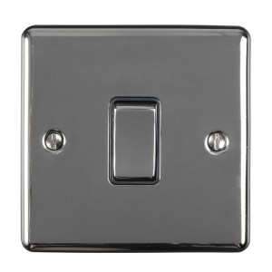 EUROLITEĀ® Enhance Decorative Intermediate Switch - Black Nickel (Black)