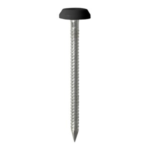 TIMCO Polymer Headed Nails A4 Stainless Steel Black - 50mm