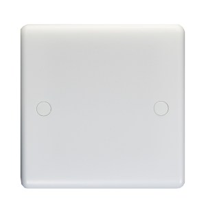 EUROLITE® Enhance White Plastic Single Blank Plate - White (White)