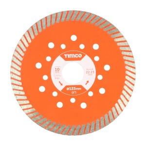 TIMCO Premium Diamond Blade Continuous - 125 x 22.2