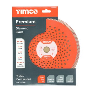 TIMCO Premium Diamond Blade Continuous - 230 x 22.2
