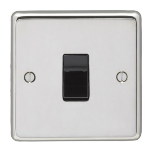 EUROLITEĀ® Stainless steel 20Amp Switch - Polished Brass