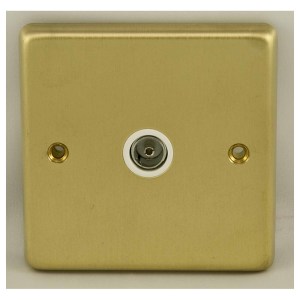 EUROLITE® Stainless steel Tv - Satin Brass (White)