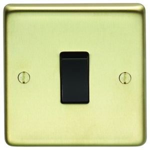 EUROLITEĀ® Stainless steel 20Amp Switch - Polished Stainless Steel