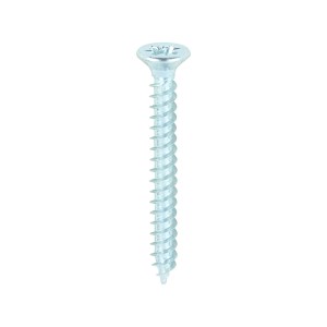 TIMCO Twin-Threaded Countersunk Silver Woodscrews - 4 x 1