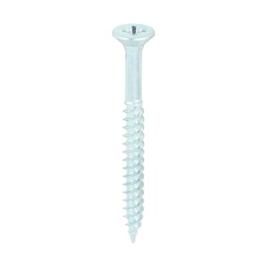 TIMCO Twin-Threaded Countersunk Silver Woodscrews - 8 x 1 3/4
