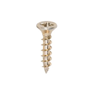 TIMCO Solo Countersunk Gold Woodscrews - 3.5 x 17