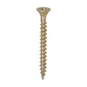 TIMCO C2 Strong-Fix Multi-Purpose Premium Countersunk Gold Woodscrews - 4.0 x 40