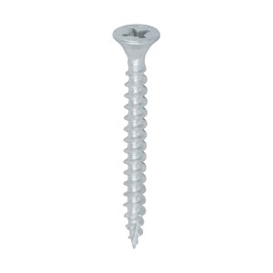 TIMCO C2 Exterior Multi-Purpose Premium Countersunk Silver Woodscrews - 4.0 x 40