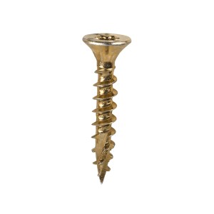 TIMCO C2 Clamp-Fix Multi-Purpose Premium Countersunk Gold Woodscrews - 5.0 x 30