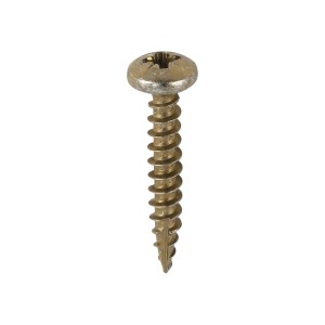 TIMCO Classic Multi-Purpose Pan Head Gold Woodscrews - 5.0 x 30