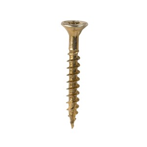TIMCO C2 Clamp-Fix Multi-Purpose Premium Countersunk Gold Woodscrews - 5.0 x 40