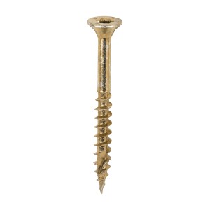 TIMCO C2 Clamp-Fix Multi-Purpose Premium Countersunk Gold Woodscrews - 5.0 x 50