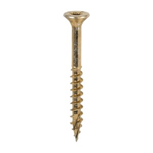 TIMCO C2 Clamp-Fix Multi-Purpose Premium Countersunk Gold Woodscrews - 5.0 x 50