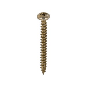 TIMCO Classic Multi-Purpose Pan Head Gold Woodscrews - 5.0 x 50