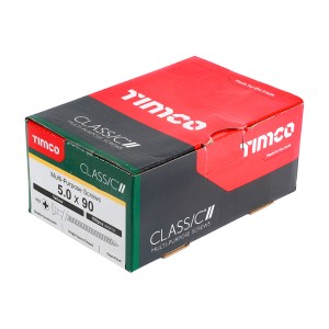 TIMCO Classic Multi-Purpose Countersunk Gold Woodscrews - 5.0 x 90