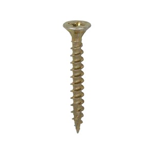 TIMCO C2 Strong-Fix Multi-Purpose Premium Countersunk Gold Woodscrews - 6.0 x 50