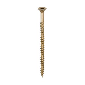 TIMCO C2 Clamp-Fix Multi-Purpose Premium Countersunk Gold Woodscrews - 6.0 x 100