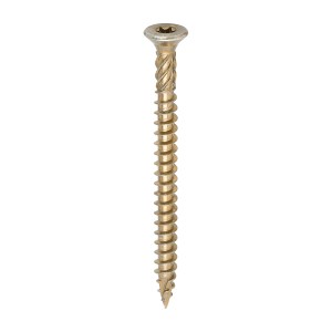 TIMCO C2 Clamp-Fix Multi-Purpose Premium Countersunk Gold Woodscrews - 8.0 x 100