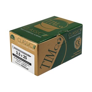 TIMCO Classic Multi-Purpose Pan Head Gold Woodscrews - 3.5 x 20