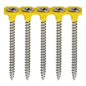 TIMCO Collated Classic Multi-Purpose Countersunk A2 Stainless Steel Woodcrews - 4.0 x 50