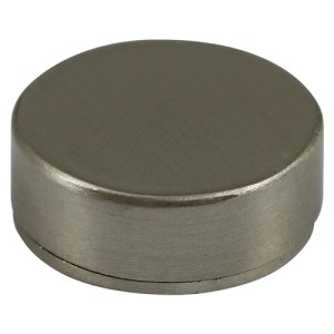 TIMCO Threaded Screw Caps Solid Brass Satin Nickel - 14mm