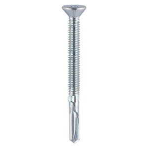TIMCO Self-Drilling Wing-Tip Steel to Timber Heavy Section Silver Screws - 5.5 x 65
