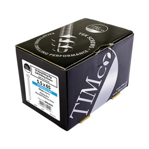 TIMCO Self-Drilling Wing-Tip Steel to Timber Light Section A2 Stainless Steel Bi-Metal Screws - 4.8 x 38