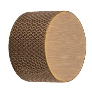 EUROLITEĀ® Knurled Dimmer Knob - Antique Brass