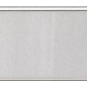 EUROLITE® Stainless steel Double Blank Plate - Satin Stainless Steel (Black)