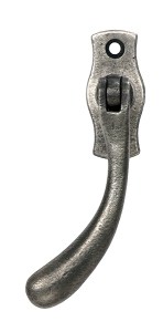 FROM THE ANVILĀ® Antique Pewter Peardrop Espag - LH