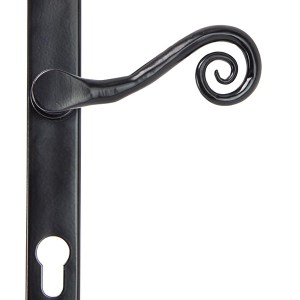 FROM THE ANVILĀ® Black Monkeytail Slimline Lever Espag. Lock Set - RH