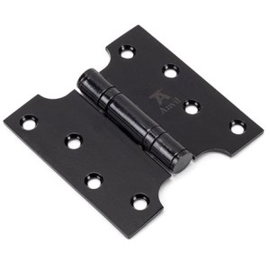 FROM THE ANVILĀ® Black 4" x 2" x 4" Parliament Hinge (pair) ss