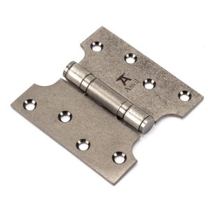 FROM THE ANVILĀ® Pewter 4" x 2" x 4" Parliament Hinge (pair) ss